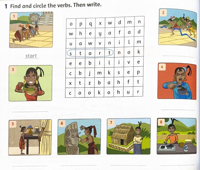 Unit 6: The ancient mayans - SBT Tiếng Anh 5 - Family and Friends 0 1