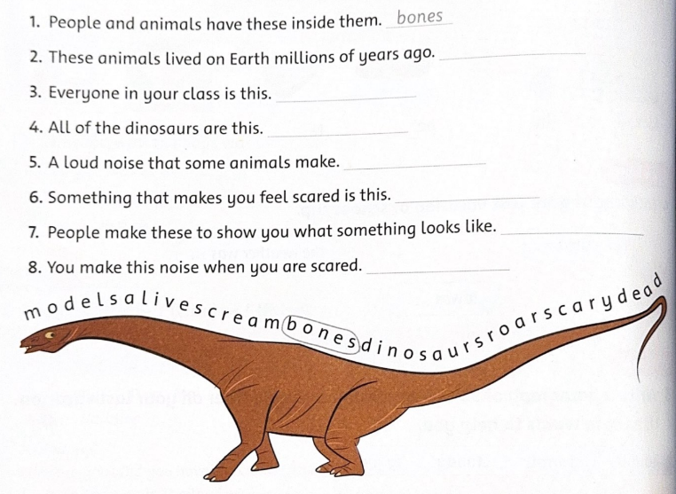 Unit 7: The dinosaur museum - SBT Tiếng Anh 5 - Family and Friends 0 1