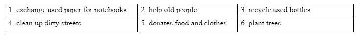 Vocabulary & Grammar - Unit 3: Community service - SBT Tiếng Anh 7 Global Success 2 1